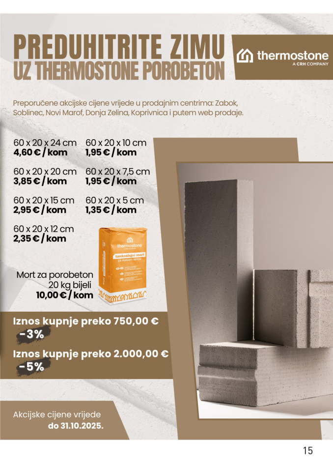 15) thermostone