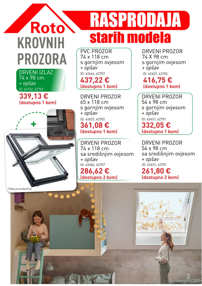ROTO - krovni prozori