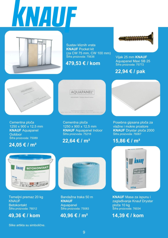 9) kNAUF
