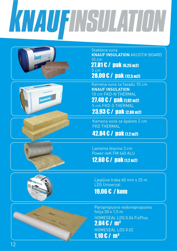 12. KNAUF INSULATION